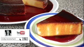 FLAN NAPOLITANO  Vicky Receta Facil [upl. by Eisle]