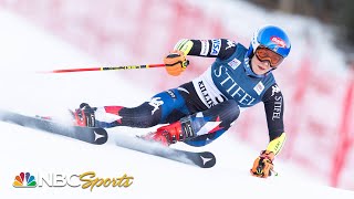 Mikaela Shiffrin shines in second Giant Slalom run at Killington World Cup  NBC Sports [upl. by Rad150]