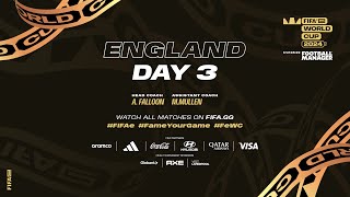 FeWC24ftFM  Manager Stream England 2  Day 3 [upl. by Roby]