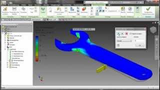 Inventor Professional 2013 Einstieg in die FEM  Analyse [upl. by Rorie]