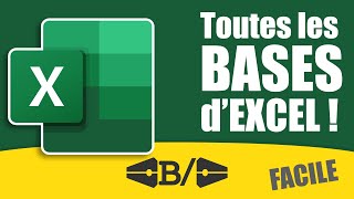 COURS  Excel  les BASES  formation Excel pour débutant tuto gratuit [upl. by Maurilla]