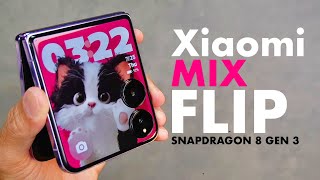 Gilaa Kamera pake Leica Bisa Rekam 8K Xiaomi Mix Flip Layar Depannya Luas Sampe Pinggir [upl. by Susette]