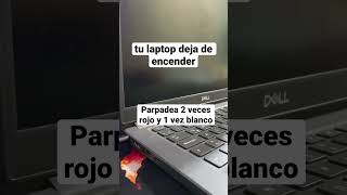 Laptop dell no enciende y parpadea mayus y la luz de carga dell laptop tutorial [upl. by Hgielrahc]