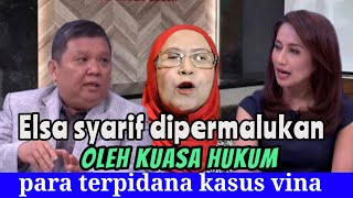 Elsa syarif somasikan 49 saksi alibi  5 saksi ahli kasusvinacirebon ipturudiana [upl. by Oah]