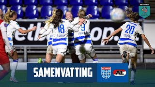 Samenvatting PEC Zwolle Vrouwen  AZ Vrouwen  Vrouwen Eredivisie [upl. by Philander]