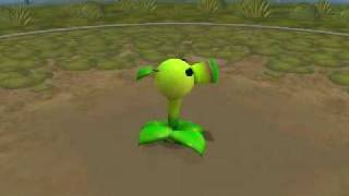 SPORE Peashooter from Plants vs zombies [upl. by Idnar98]