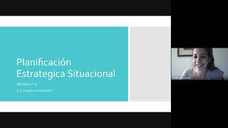 Modulo 6  Clase 1 quotPlanificación Estratégica Situacionalquot [upl. by Aketal]