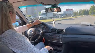 OMG 🙀 my 1st driving on manual after 6 years 😁 ASMR manual driving video 👏Manual driving with me [upl. by Lindsey]