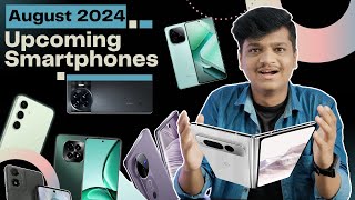 Top Upcoming 10 Smartphones in India August 2024🔥MustSee Picks [upl. by Yevi]