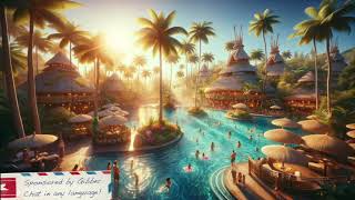 Pool Side at Disney’s Polynesian Village Resort Inspired Ambience and Background Music [upl. by Zelazny784]