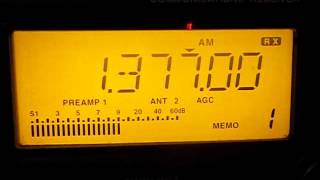 1377 khz  Tanzania  Radio Free Africa [upl. by Warwick68]