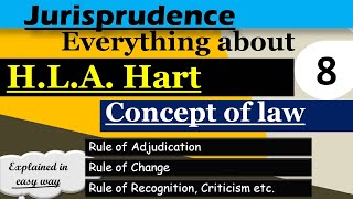 Concept of Law by HLA Hart  Analytical School  Harts positivism  Jurisprudence [upl. by Eyanaj]