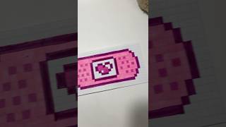 Robię pixel art plasterek 🩷 art pixelart pixelartist drawing diy [upl. by Alphonse]