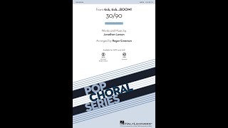 3090 from tick tick Boom SATB Choir  Arranged by Roger Emerson [upl. by Alegnat]