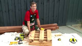 DIY Outdoor Daybed  DIY At Bunnings [upl. by Wilinski]