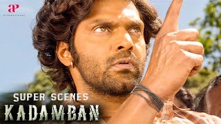 Kadamban Super Scenes  Business magnate challenges Kadamban for the forest  Arya [upl. by Audie]