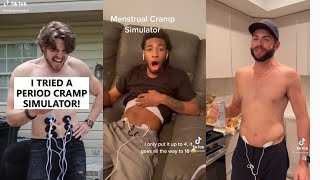 Guys Trying The Period Cramps SimulatorTikTok Compilation [upl. by Zsamot]