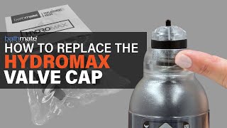 Bathmate How to replace the Hydromax valve cap [upl. by Kcajyllib]