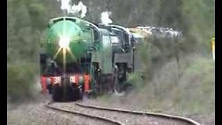 3801 and 3830 steaming up the grade into thirlmere [upl. by Troy]