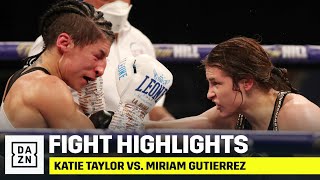 HIGHLIGHTS  Katie Taylor vs Miriam Gutierrez [upl. by Ymmik]