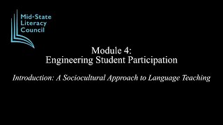 Introduction A Sociocultural Approach to Language Learning [upl. by Erny]