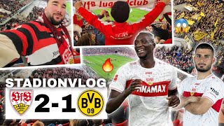 GUIRASSY IS BACK 🙏🔥 UNDAV GLÄNZT WIEDER 💪❤️ VfB Stuttgart vs Borussia Dortmund  Stadionvlog [upl. by Calley]