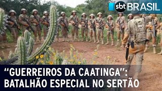 Batalhão do Exército é especializado em defender a Caatinga  SBT Brasil 290423 [upl. by Arinaid]