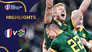 Springboks break French hearts  France v South Africa  Rugby World Cup 2023 Highlights [upl. by How]