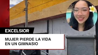 Jovencita de 22 años muere mientras hacía sentadillas en gimnasio [upl. by Bonneau]