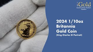 2024 110oz Britannia Gold Coin  Newest edition to the Britannia mintage [upl. by Gierk638]