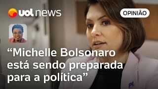 Michelle Bolsonaro está sendo construída para ser cabo eleitoral e candidata ao Senado  Sakamoto [upl. by Utica941]