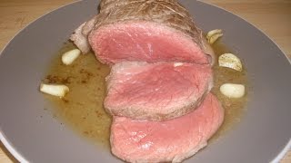 Comment préparer et cuire un rôti de bœuf rosbeef Technique de cuisine [upl. by Nylloc433]