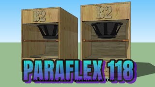 PARAFLEX 118 BOX SPEAKER [upl. by Angid]