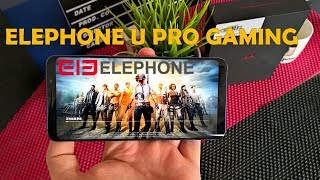 Elephone U PRO GAMING Review  PUBG Mobile Shadow Fight 3 World War Heroes Lineage 2 [upl. by Jurdi]