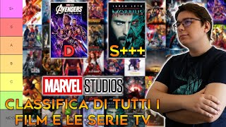 Classifico TUTTI i film e le serie tv MARVEL  TIER LIST [upl. by Hannahs]