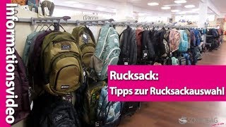 Rucksack Tipps zum RucksackKauf [upl. by Schnur]