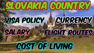 Slovakia country visa policycurrencysalaryflight routescost of living [upl. by Stanly]