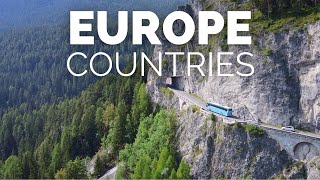 17 Most Beautiful Countries in Europe  Travel Video [upl. by Acirdna]