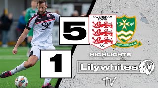 Highlights  Faversham 5  1 Sutton Athletic [upl. by Philly]