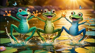 quot3 Frog Fun in the River Song for Kids  Catchy Kids Songquot [upl. by Artenahs]