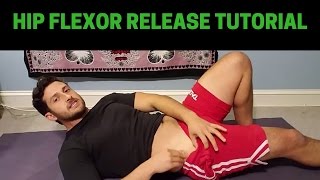 Iliacus Release Tutorial  Hip Flexor Release [upl. by Sheilah466]