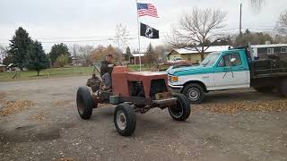 Dads Doodlebug the Rat Rod shop tractor [upl. by Dawkins]