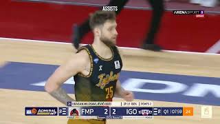 Mihailo Boskovic  Igokea  202324 International Highlights [upl. by Patric]