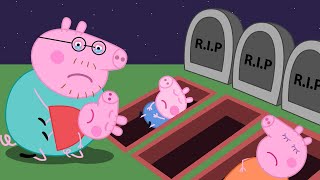 Please Wake Up Peppa Pig  Dont Leave Daddy Pig  Peppa Pig Funny Animation [upl. by Yunick204]