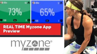 Preview Myzone App in REAL time [upl. by Merrile]