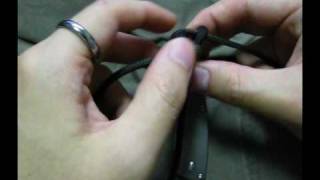 How to tie a square sinnet lanyard [upl. by Nrubyar]