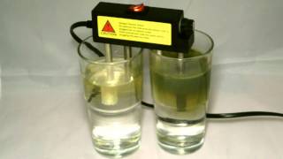 123zuiverwater kraanwater en omgekeerde osmose water electrolyse test [upl. by Repard]