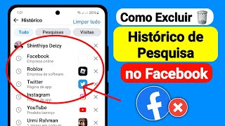 Como Excluir o Histórico de Pesquisa no Facebook  Atualização de 2024 [upl. by Yahsed]