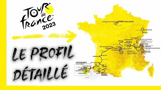 TOUR DE FRANCE 2023  Le profil détaillé de toutes les étapes [upl. by Pedaiah799]