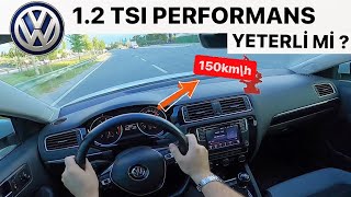 12 TSI JETTA PERFORMANS YETERLİ Mİ  105 HP JETTAYA YETER Lİ Mİ [upl. by Hauck379]